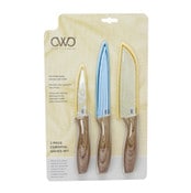 Wholesale - 3pc PRINTED KNIVES SET WITH SHEATH C/P 48, UPC: 192598828125